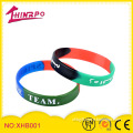 2014 light sensing color changing silicone rubber bracelet promotion